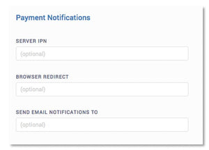 SETTING UP: ONLINE PAYMENTS